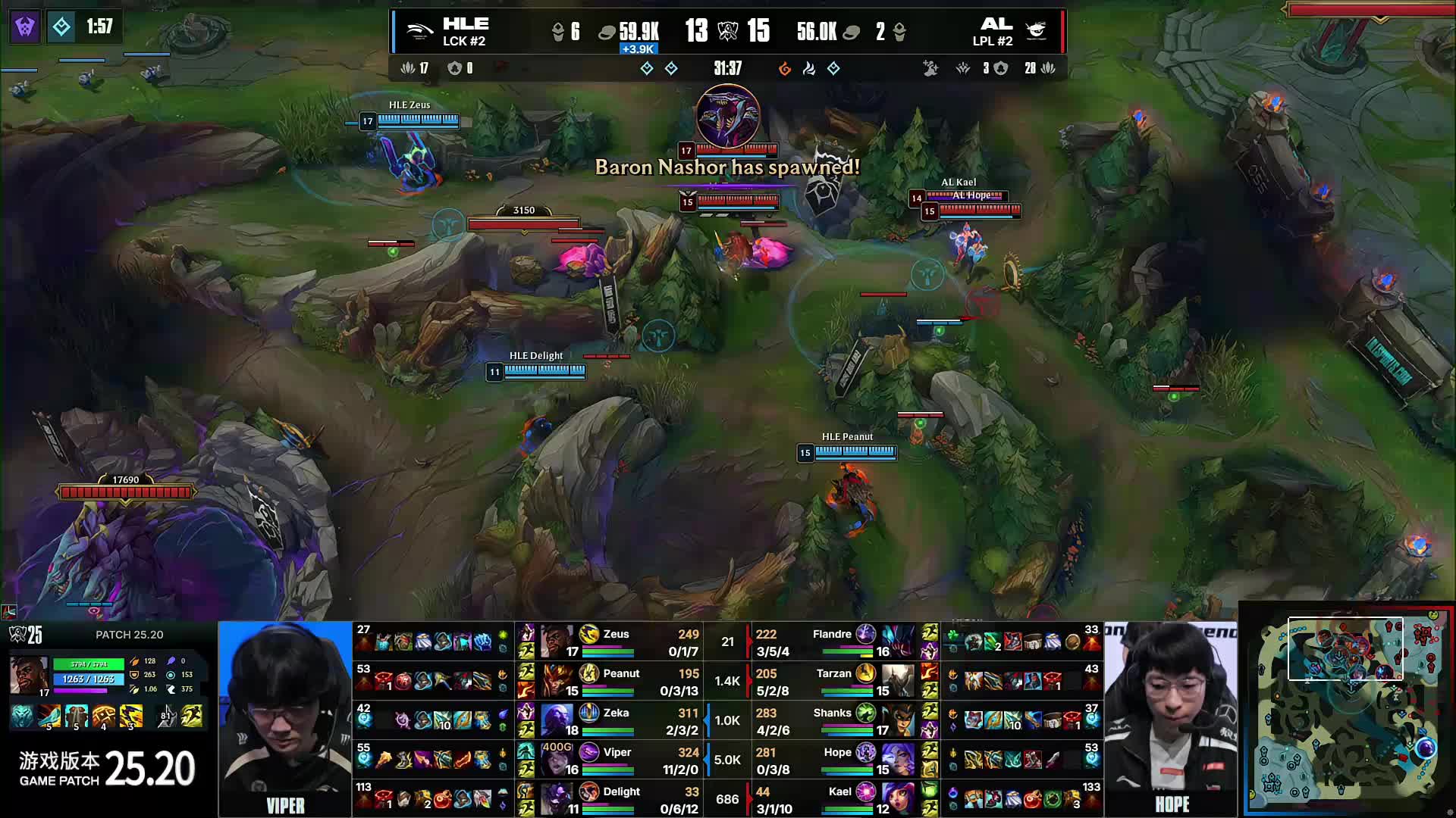 两位射手的力量！ Jiwoo 和 Jinx 在两场团战中击败了 Nongshim RedForce ，结束了比赛并获得了赛点